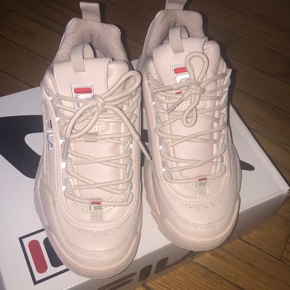 Fila Shoes - Pink Fila disruptor II premium